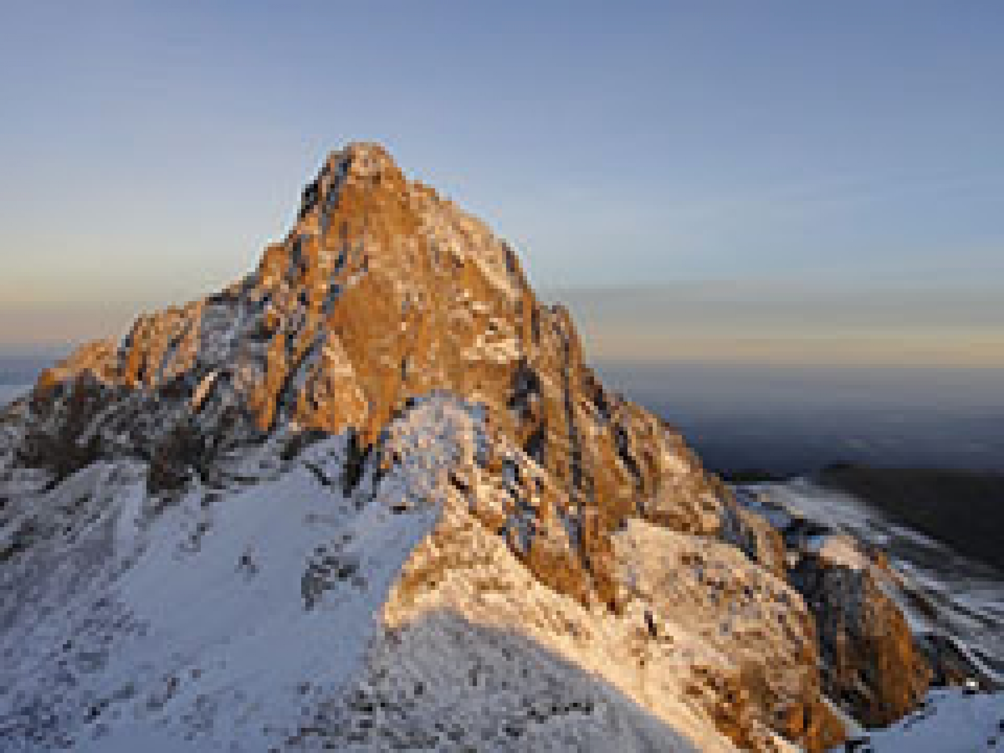 The summit at first light